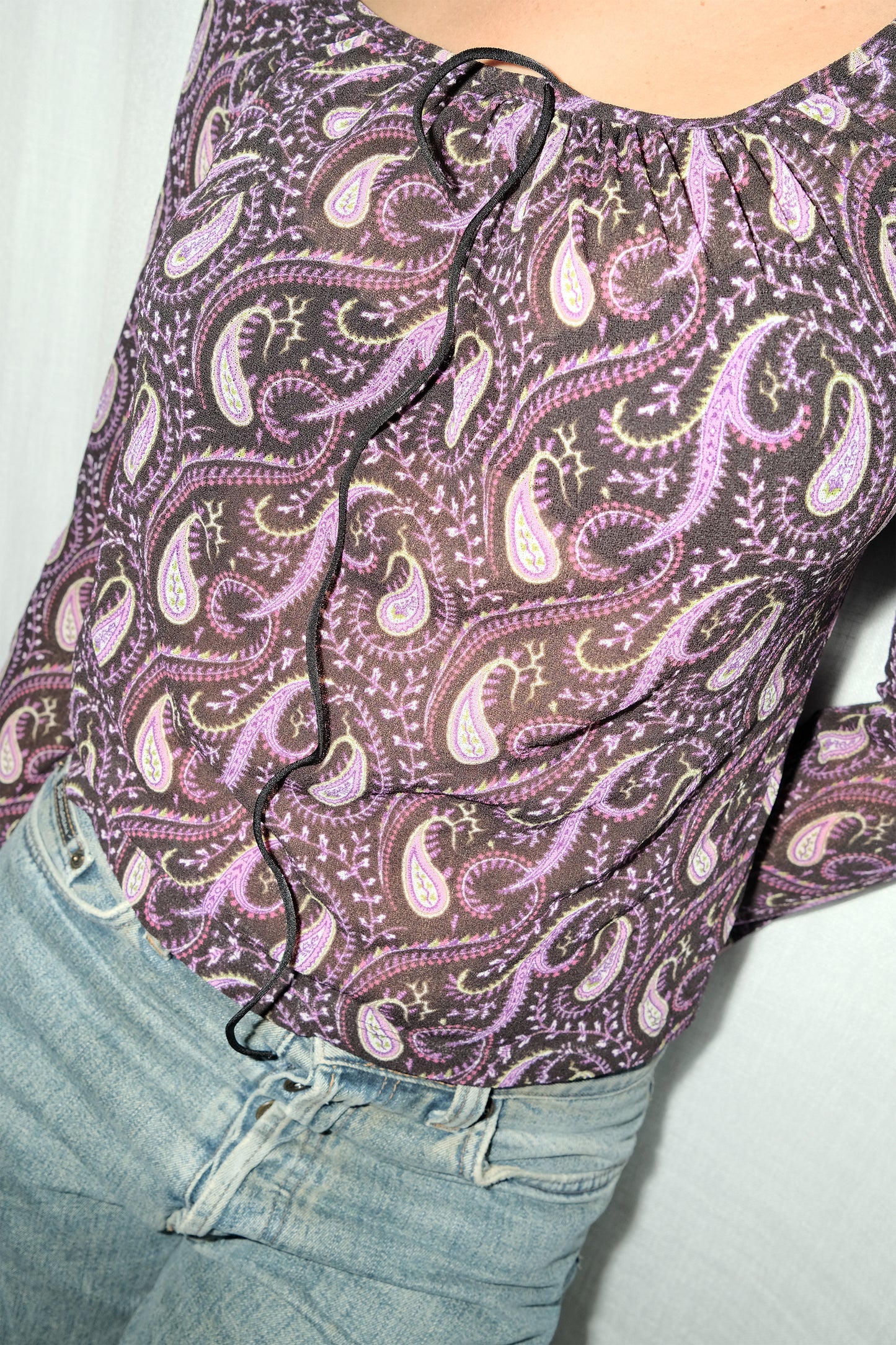 Roberto Cavalli Paisley Top (Purple)