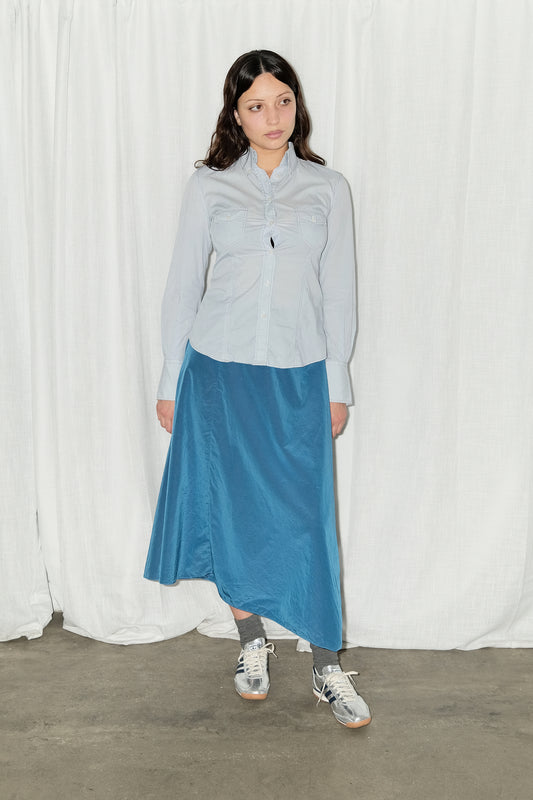 Giorgio Armani Wrap Skirt (Blue)