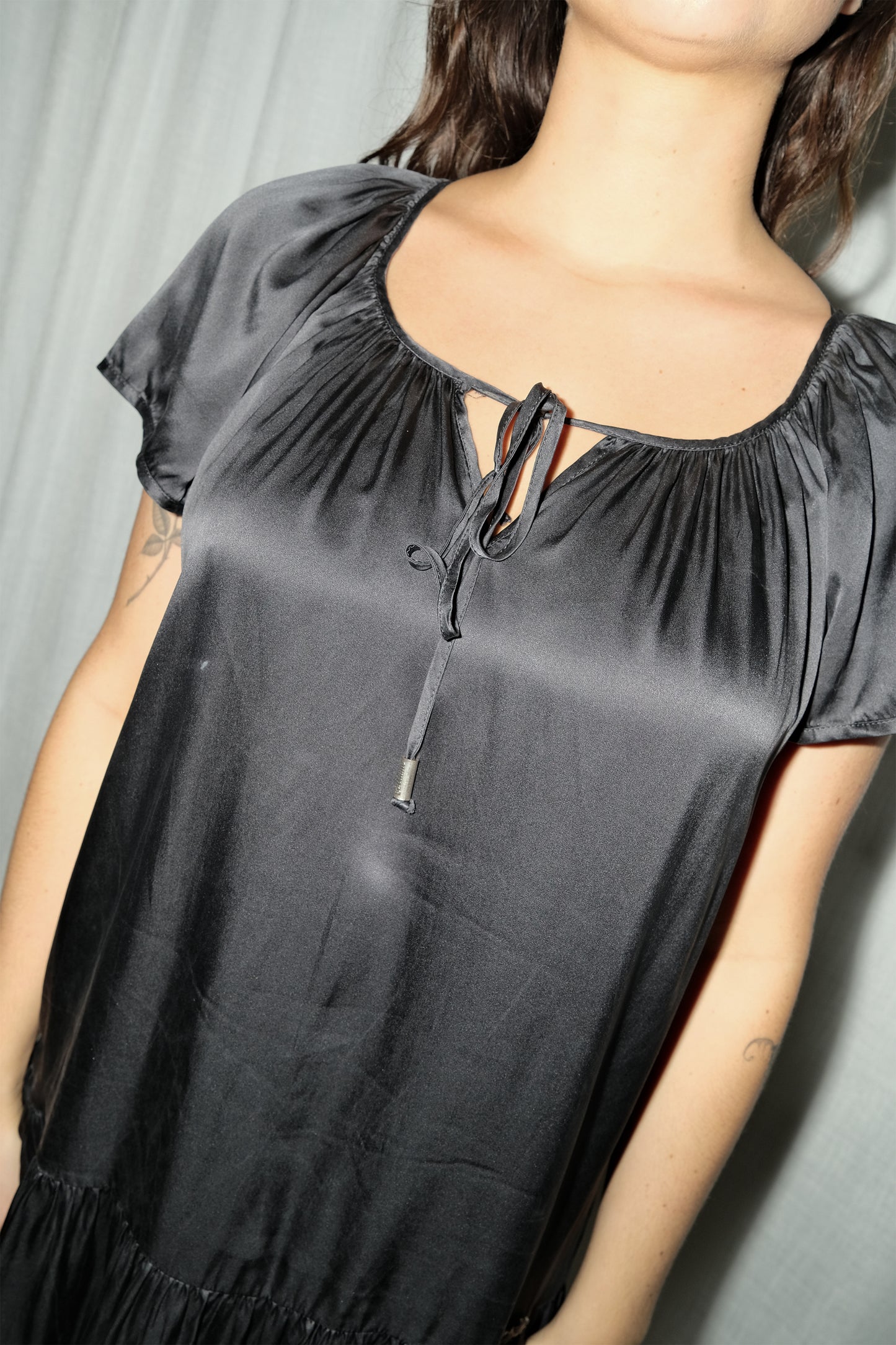 Galliano Dress (Charcoal)